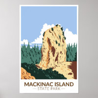 Parque estatal Isla Mackinac Michigan Pan de Azúca