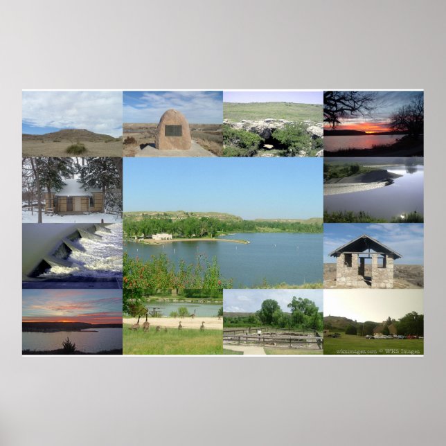 Póster Parque Estatal Lake Scott (Frente)