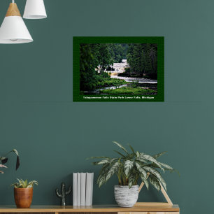 Póster Parque estatal Lower Tahquamenon Falls, Michigan
