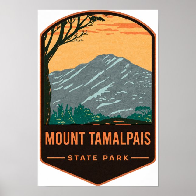 Póster Parque estatal Monte Tamalpais (Frente)