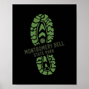 Póster Parque Estatal Montgomery Bell Bosque Tennessee Tn