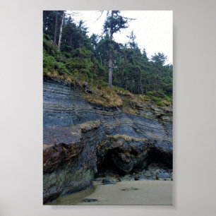 Póster Parque Estatal Oswald West, Costa de Oregón