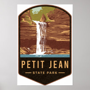 Póster Parque estatal Petit Jean