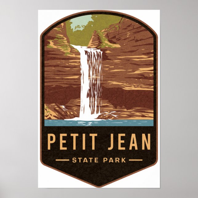 Póster Parque estatal Petit Jean (Frente)