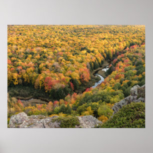 Póster Parque Estatal Porcupine Mountains Wilderness