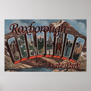Póster Parque Estatal Roxborough, Colorado