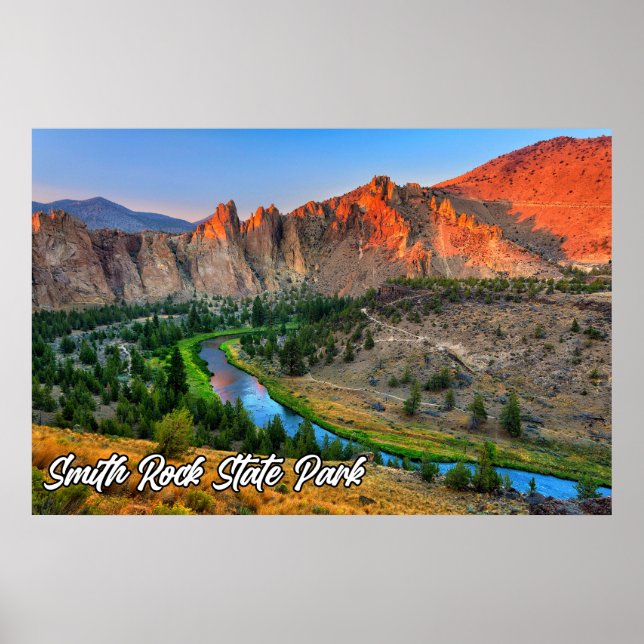 Póster Parque Estatal Smith Rock, Oregon, Estados Unidos (Frente)