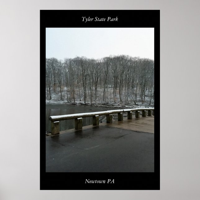 Póster Parque estatal Tyler Newtown PA (Frente)