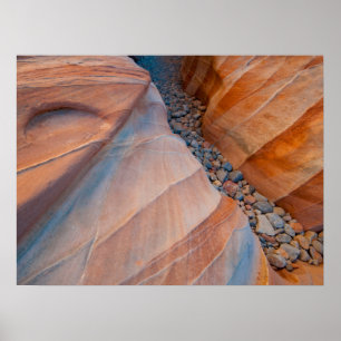 Póster Parque Estatal Valle de Fuego de Red Rock Nevada