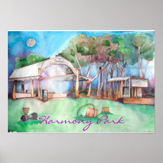 Póster Parque Harmony @ Night