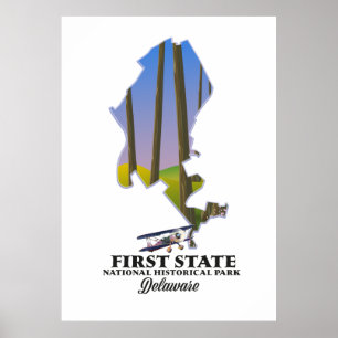 Póster Parque Histórico Nacional del Primer Estado de Del