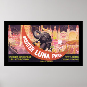 Póster Parque Luna Mayor (lienzo)