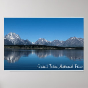 Póster Parque magnífico de la nación de Teton
