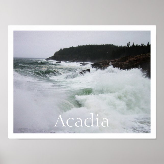 Póster Parque nacional Acadia (Frente)