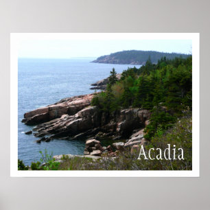 Póster Parque nacional Acadia