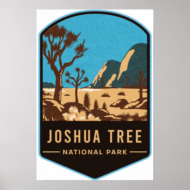 Póster Parque nacional Árbol de Joshua (Frente)