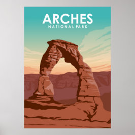 Póster Parque nacional Arches