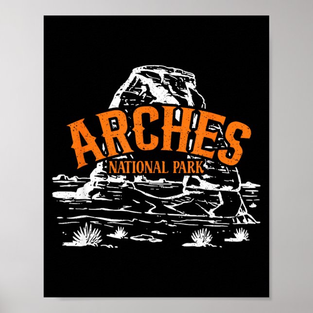 Póster parque nacional arcos arco delicado utah robusto (Frente)