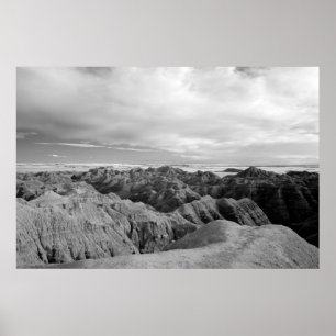 Póster Parque nacional Badlands