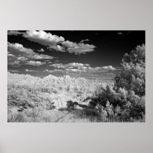 Póster Parque nacional Badlands