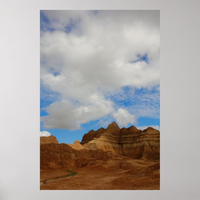 Póster Parque nacional Badlands, Dakota del Sur (Frente)