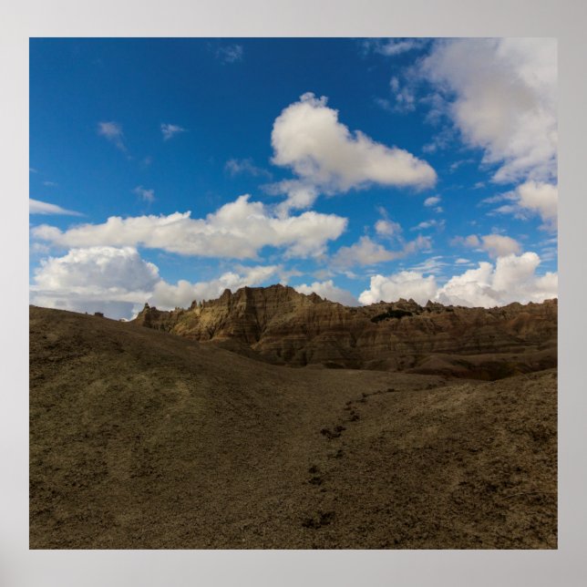 Póster Parque nacional Badlands, Dakota del Sur (Frente)