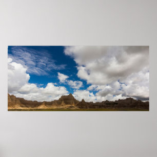 Póster Parque nacional Badlands, Dakota del Sur