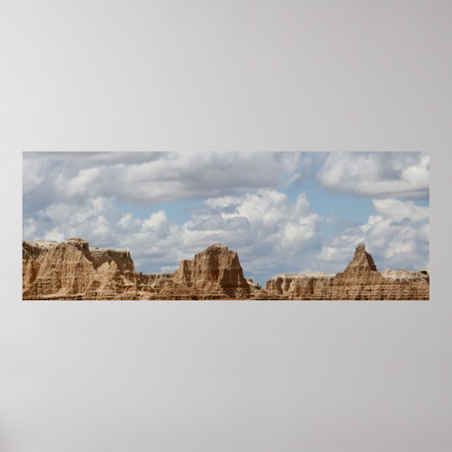 Póster Parque nacional Badlands, Dakota del Sur (Frente)