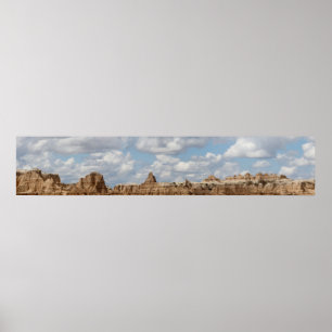 Póster Parque nacional Badlands, Dakota del Sur