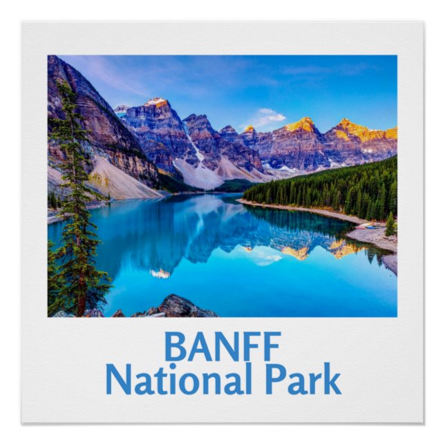 Póster Parque Nacional Banff (Anverso)