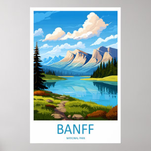 Póster Parque Nacional Banff 1