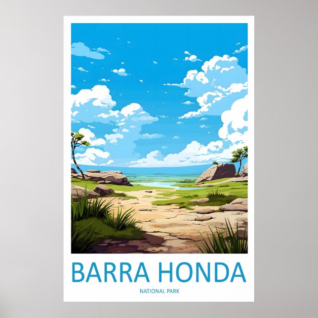 Póster Parque Nacional Barra Honda 1 (Frente)