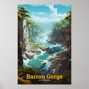 Póster Parque nacional Barron Gorge Australia Viajes