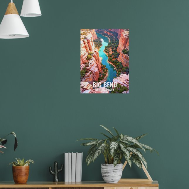 Póster Parque Nacional Big Bend, Texas (Salón 1)