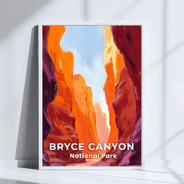 Póster Parque Nacional Bryce Canyon | Viajes a Utah