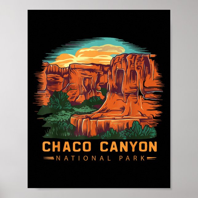 Póster Parque Nacional Cañón del Chaco (Frente)