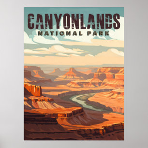 Póster Parque nacional Canyonlands