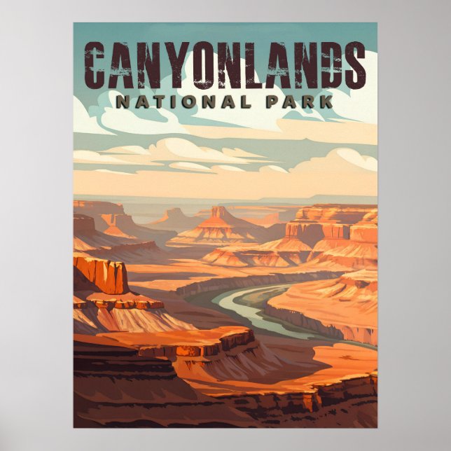 Póster Parque nacional Canyonlands (Frente)