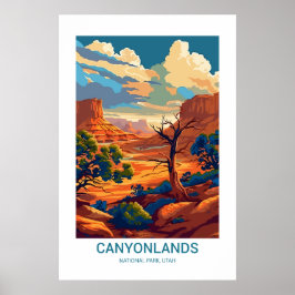 Póster Parque nacional Canyonlands Utah EE.UU.
