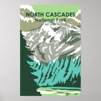 Parque nacional Cascades Norte Goode Mountain Retr
