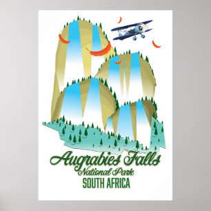 Póster Parque nacional Cataratas Augrabies - Sudáfrica