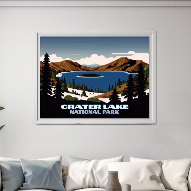 Póster Parque nacional Crater Lake (Subido por el creador)