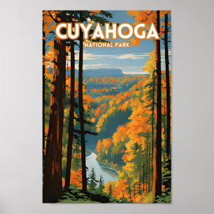 Póster Parque nacional Cuyahoga