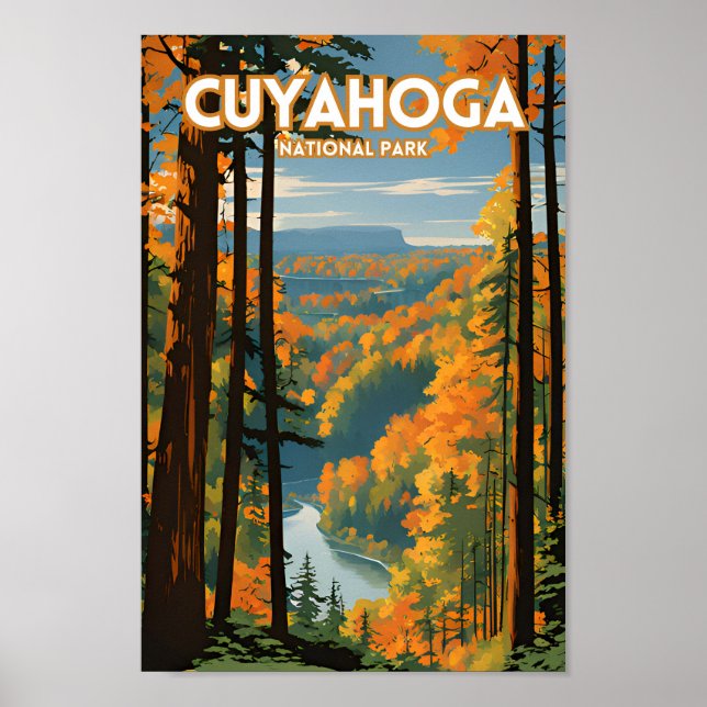 Póster Parque nacional Cuyahoga (Frente)