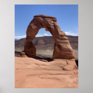 Póster Parque Nacional de Arcos: Arco Delicado