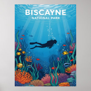 Póster Parque nacional de Biscayne