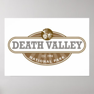 Póster Parque nacional de Death Valley