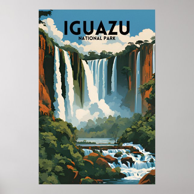 Póster Parque nacional de Iguazú (Frente)