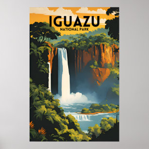Póster Parque nacional de Iguazú de Viajes