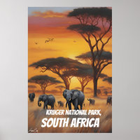 Póster | Parque nacional de Kruger | Arte